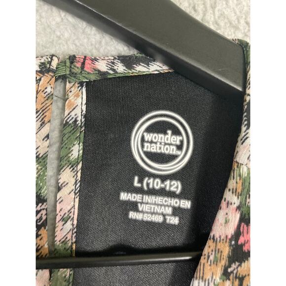 Set of 2 Girls' Floral Dresses Size L‎ Bell Sleeve Casual Cute - Picture 9 of 11